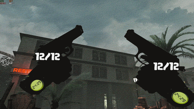 A gif showcasing the easy reload controls in Propagation: Top Survivors